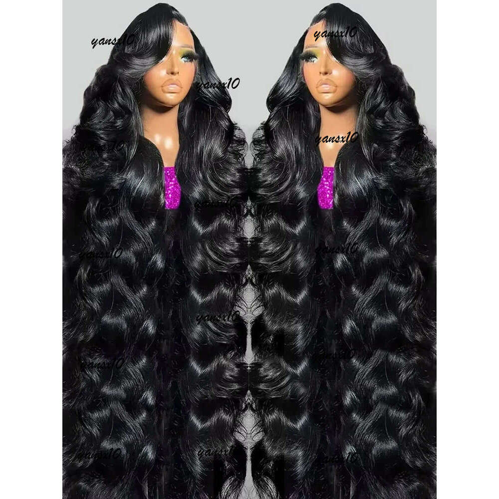 Brazilian Hd Body Wave 30 40 Inch Frontal Human Hair 13x4 Pre Plucked Wigs for Women 360 Lace Wear and Go Glueless Wig