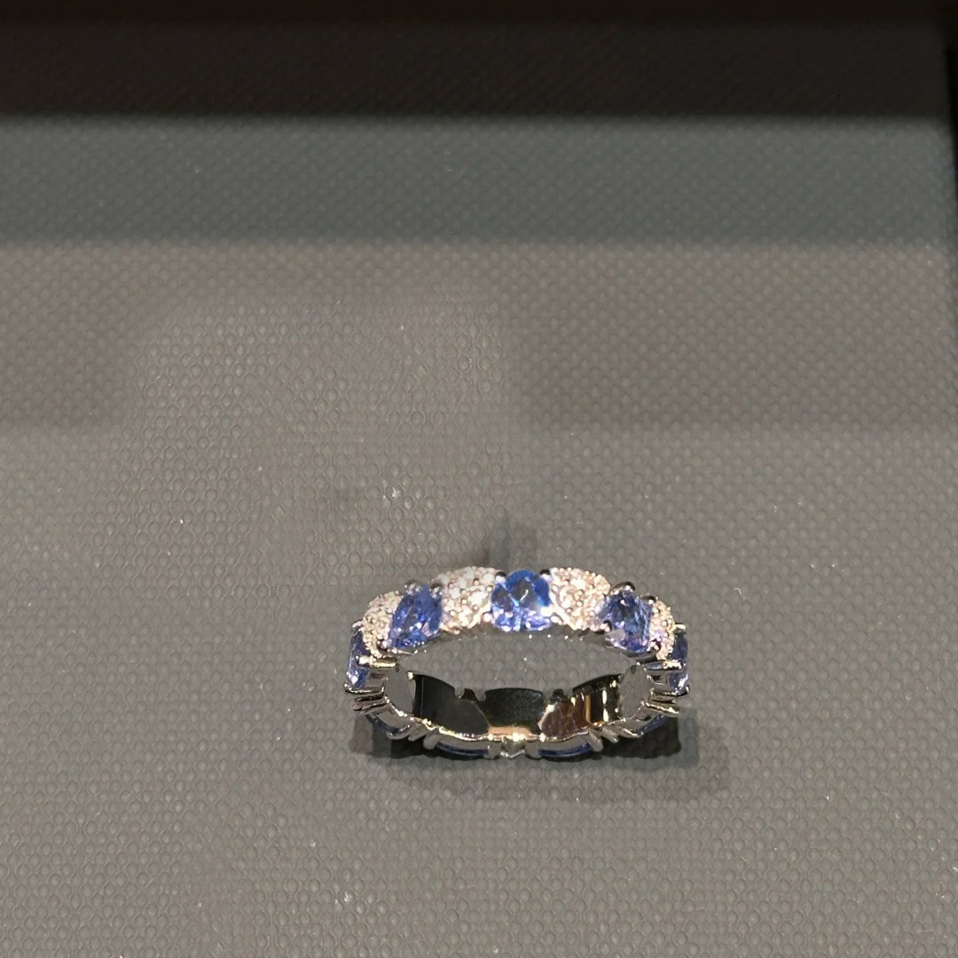 Luxury Brand Designer Jewelry Black Ring Inlaid Gem Original Retro High-End Couple Rings For Men And Women, Unique Gift For Boyfriend Or Girlfriend