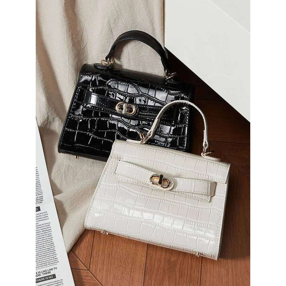 Female Genuine Leather Handbags Women Shoulder Crossbody Vintage High-Quality Tote Minimalist Bag