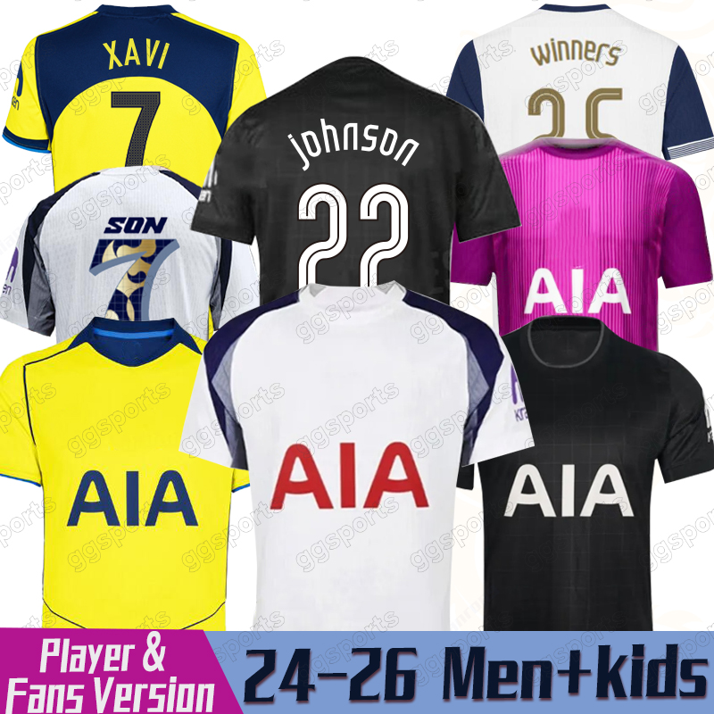 25 26 Season TEL SOLANKE SON football kit MADDISON KUDUS KULUSEVSKI RICHARLISON ROMERO VAN DE VEN BISSOUMA Soccer Jerseys 2025 Final mens kit kids equipments 666