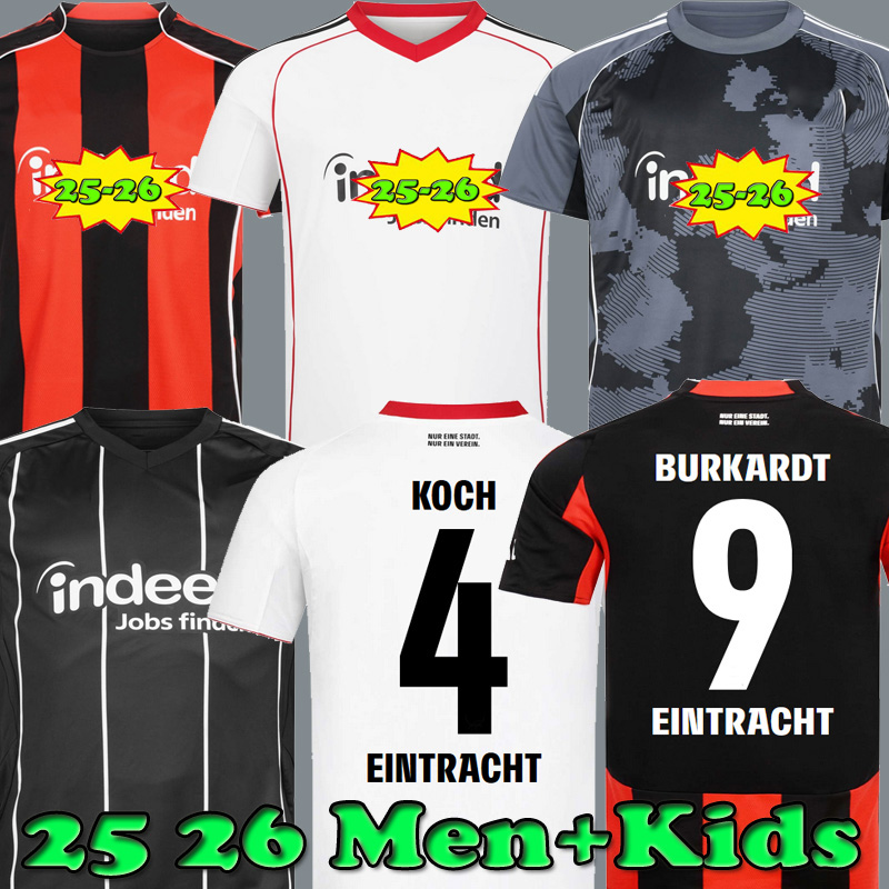 2025 TRIKOT JAHRE Burkardt JAHRE Soccer Jerseys 25 26 MARMOUSH Eintracht Frankfurt KNAUFF MARMOUSH SKHIRI KOCH anniversary football kits 2026 home away thrid top
