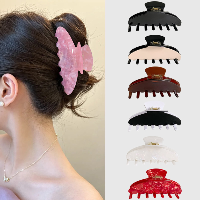 Designer Shark Hair Clips Womens Claw Clip Letter Trendy Girl Barrettes Sport Yoga Hair Bands Classic Hairpin Hair Accessories
