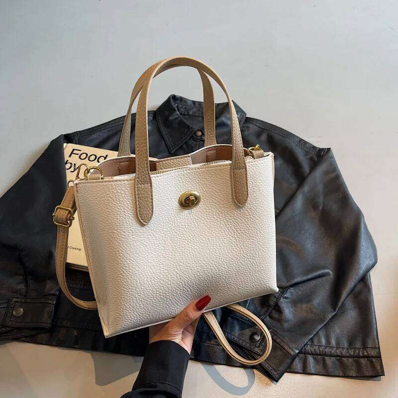 Popular Women's 2025 New Fashion Versatile Shoulder High-End Commuter Messenger Bucket Bag