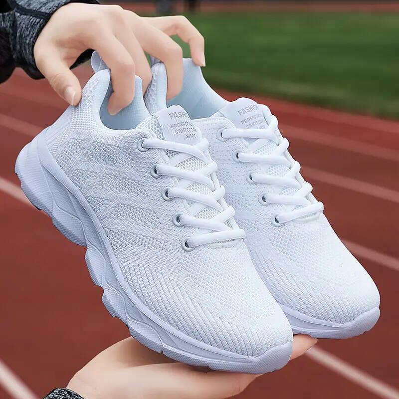New Sneakers Casual Fashion Breathable Walking Mesh Flat Women 2024 Tenis Feminino White Ladies sports Shoes ddmymonkey