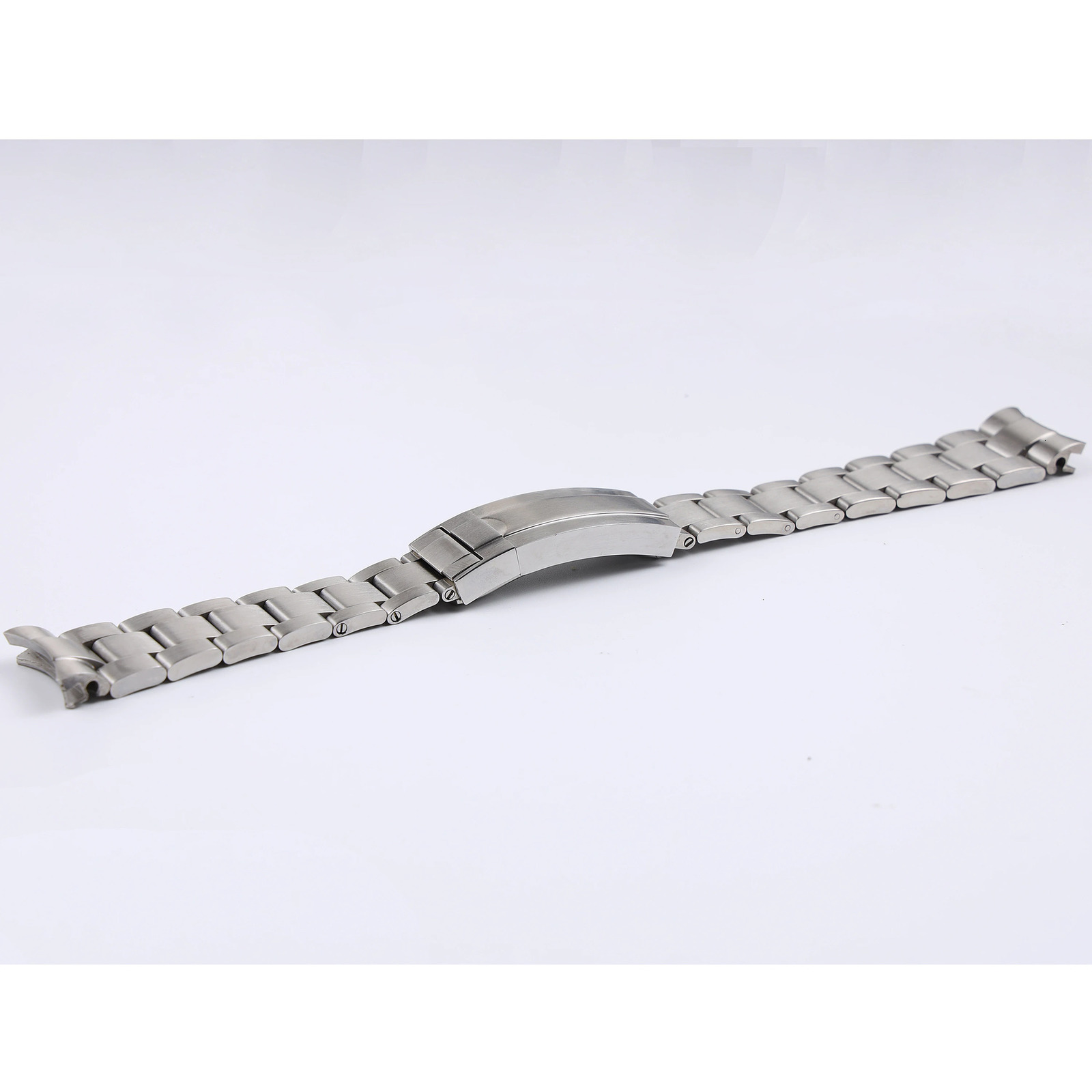 20 21mm silver gold black stainless steel watchband for Rolex Submariner GMT Daytona Metal Strap wrist bracelet deployment clasp 250829