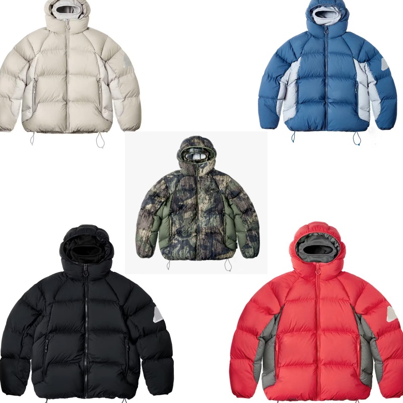 Men's cotton jacket, coat designer, color blocked fashion, loose cotton couple jacket, warm coat, windproof jacket bea2
