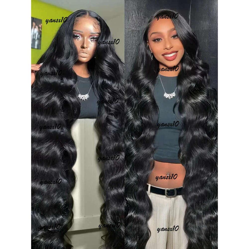 Brazilian Hd Body Wave 30 40 Inch Frontal Human Hair 13x4 Pre Plucked Wigs for Women 360 Lace Wear and Go Glueless Wig