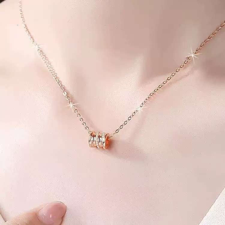 Luxury Brand Designer Jewelry 925 Sterling Silver Small Waist Necklace For Women, Niche Design, Light Luxury Zircon Clavicle Chain, Ins Style, Gift Fo
