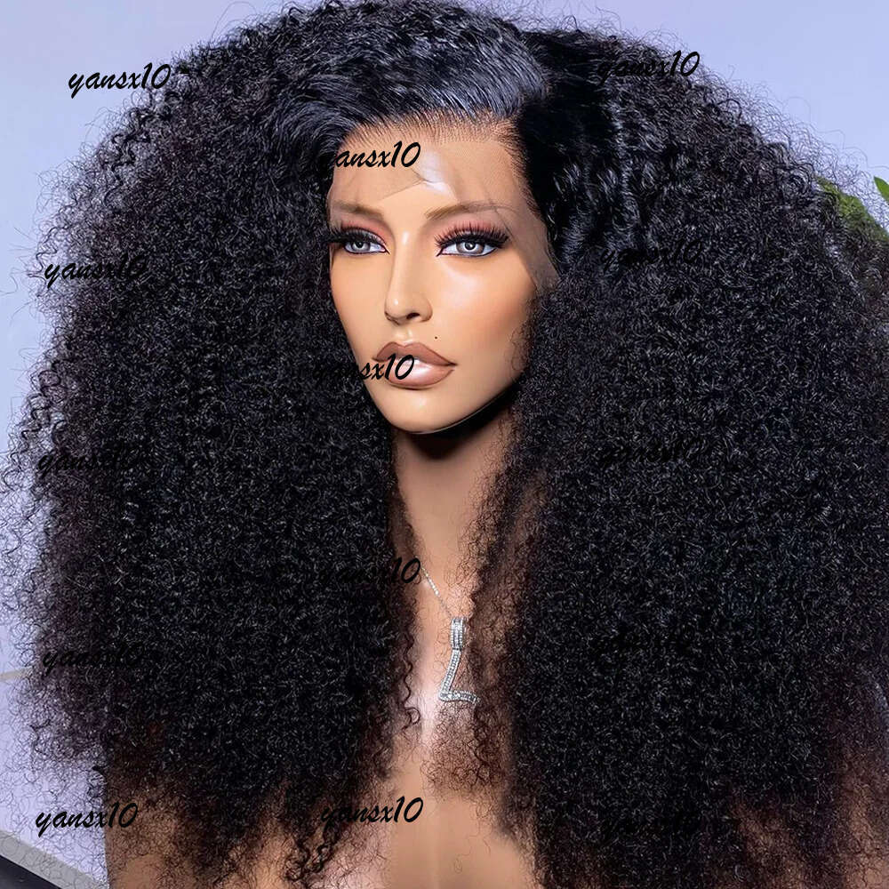 300% Density Short Bob 13x4 Front Human Hair 13x6 Kinky Curly HD Lace Frontal Wigs for Women