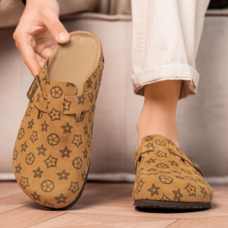 New Design Unisex Outdoor Beach Cork Slides Non-Slip Premium Wear-resistant Slippers Plus izes 35-45 Women Men