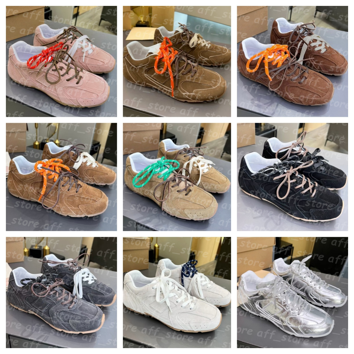 (Colors as pic show) Premium Quality Fashion Designer Shoes Sports Shoes Sneakers Shoes for Men Women 25728 30730