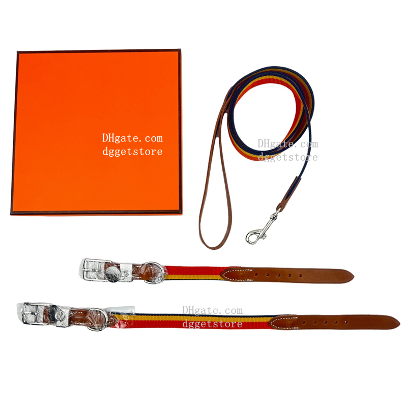 Designer Dog Collars High End Handmade Collar, Crafted with Durable Nylon and Genuine Leather, Colorful and Unique Design, Ideal for Decoration and Pet Identification