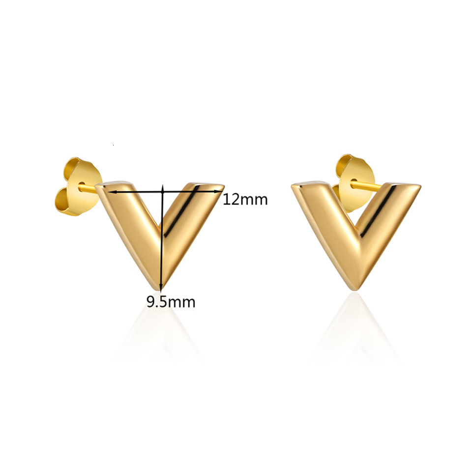 Luxury Brand Designer Jewelry New Trend Stainless Steel Earrings Roman Numerals Black Shell White Shell Titanium Steel Earrings Wholesale