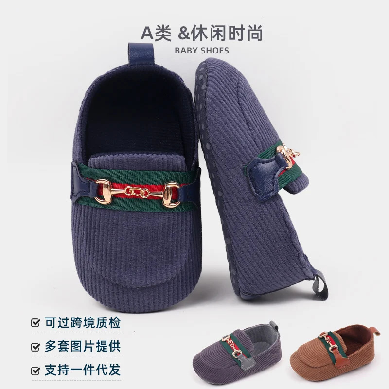 Spring and Autumn Baby Boys Girls Casual Shoes High Quality Fashion Soft Soled Nonslip Prewalker Crib Shoes Moccasins 250829