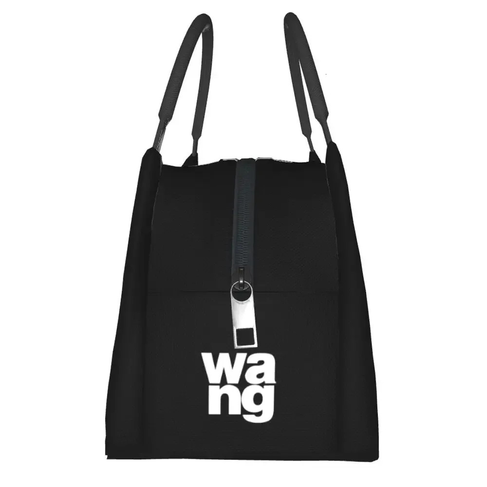 Insulated Lunch Bags Fashion W-Wang Letter Thermal Bag Lunch Container Leakproof Tote Lunch Box Food Storage Bags Office Travel 250820