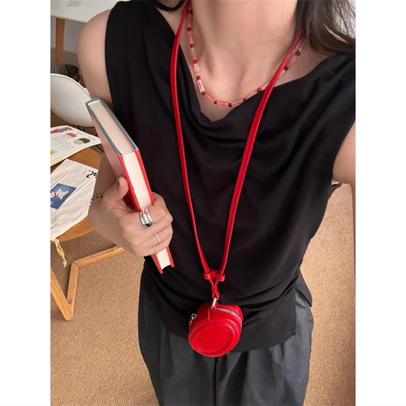 mini 2025 autumn new mini cute girl coin wallet simple, compact, exquisite, niche design crossbody bag Korean fashion lipstick key bag designer wallet