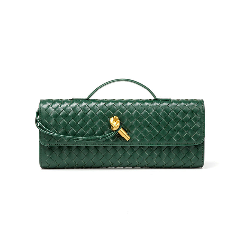 Woven Bag One Shoulder Luxury Bag Designer's Free Delivery Rectangular Bag High-end Horizontal Handbag Evening Bag Cross-border Multifunctional B