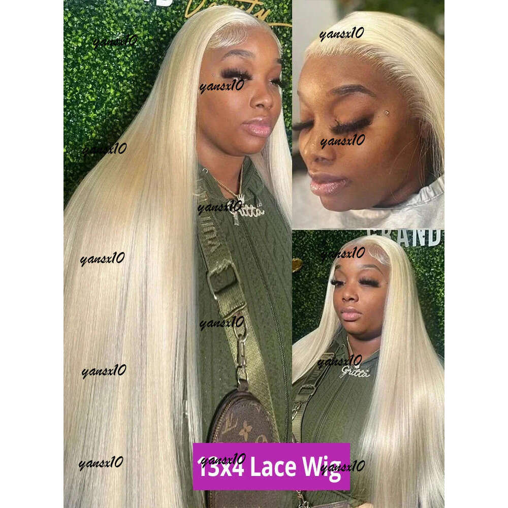 300% Brazilian 613 HD 30 40 Inches 13x6 Honey Blonde Straight Transparent Front Simulation Human Hair Wigs 13x4 Lace Frontal Wig
