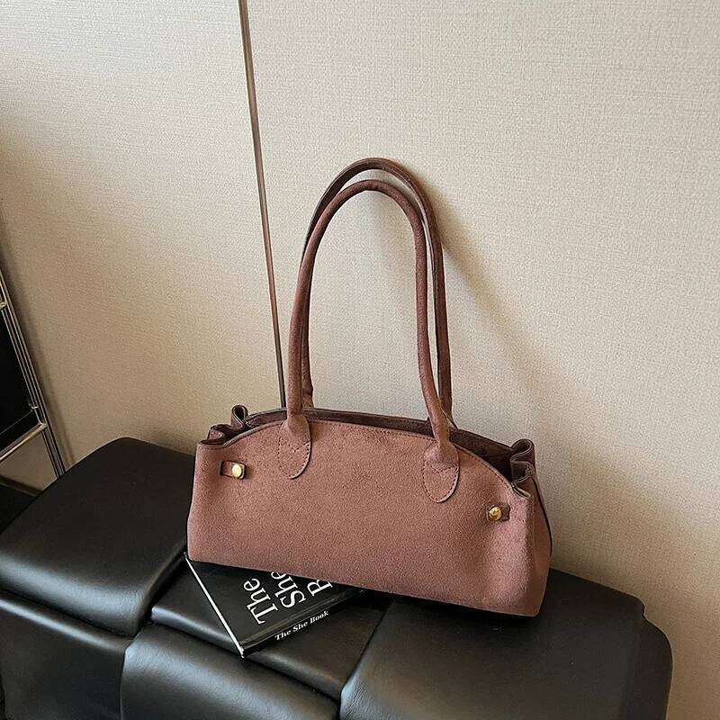 Korean Retro Matte Underarm Bag Women's 2025 Summer Niche Light Versatile Work Commuter Shoulder Handbag