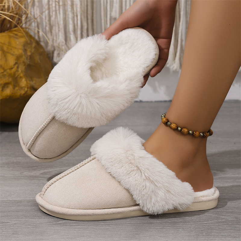 2025 designer free shipping autumn and winter flat slippers casual solid color Non-slip men's snow boots women's veet cotton shoes for warmt