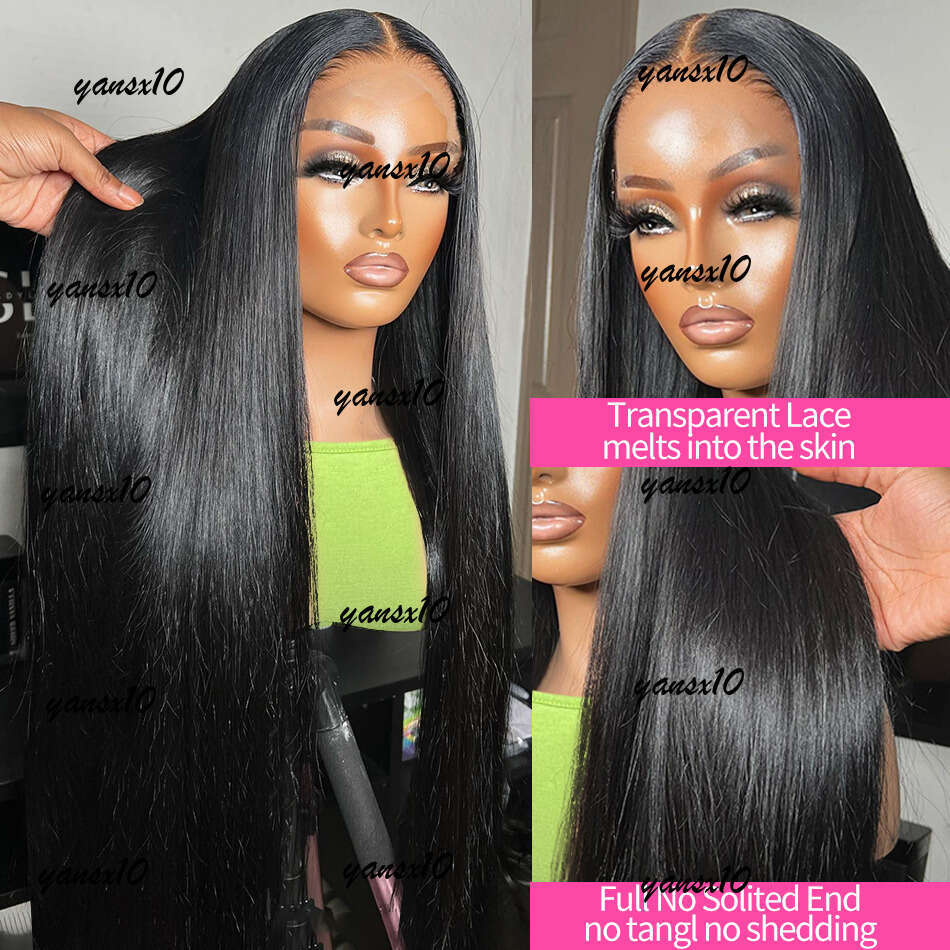 Easy Go Wig Peruvian Soft Ready To Wear Plucked Straight Simulation Human Hair Pre Cut 13x4 Lace Front Wigs for Women