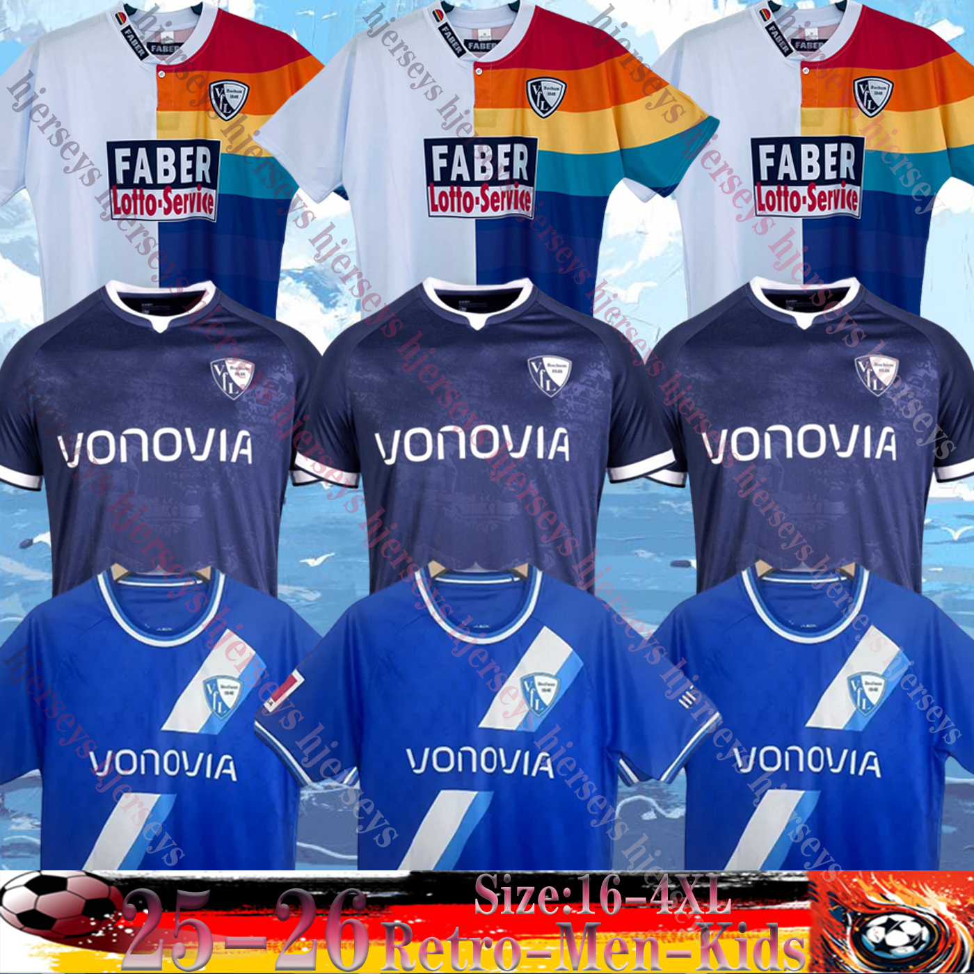 4XL Retro classic 1997 1998 1999 VfL Bochum soccer jerseys 2025 2026 Home Away Third WOSZ KUNTZ DE WIT MIYOSHI DASCHNER LOSILLA BOADU BERO 25 26 Mens kids football shirt