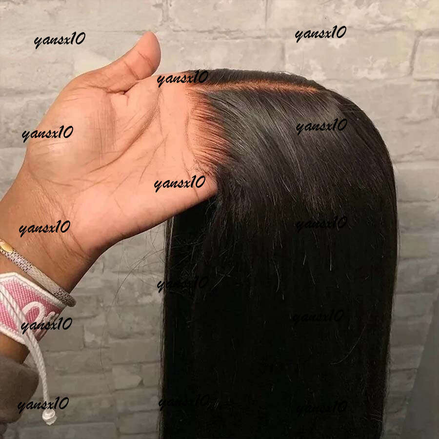 Brazilian Easy Go Glueless Bone Straight HD Transparent Human Hair Closure Wigs 13X4 Lace Frontal Wig for Women