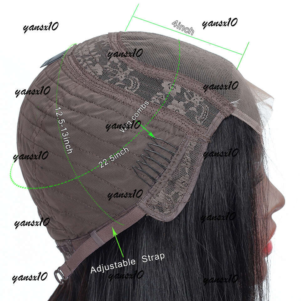 4x4 Lace Closure Wig Brazilian Straight Short Bob Human Hair Wigs Gagaqueen 150% Density