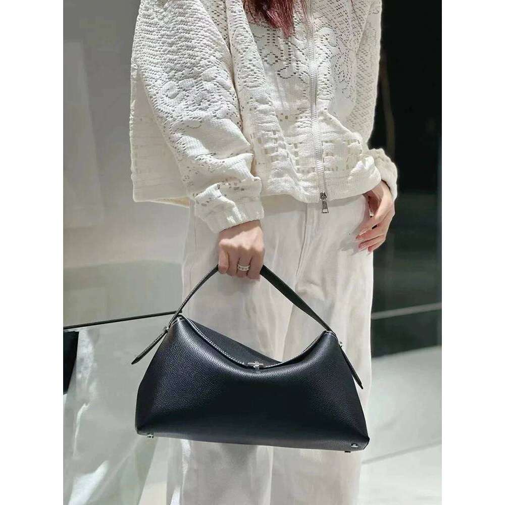 2025 New Large Capaci Leather Flip Cover Handbag T Lo Bule Tote Commuter Single Oulder Armpit Crossbody Bag
