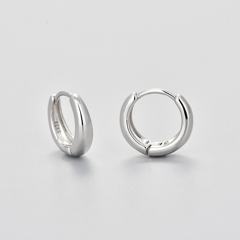Luxury Brand Designer Jewelry 2024 New Earrings For Women, Elegant Simple Glossy Water Drop Hoop Earrings, Unique Circle Ear Jewelry