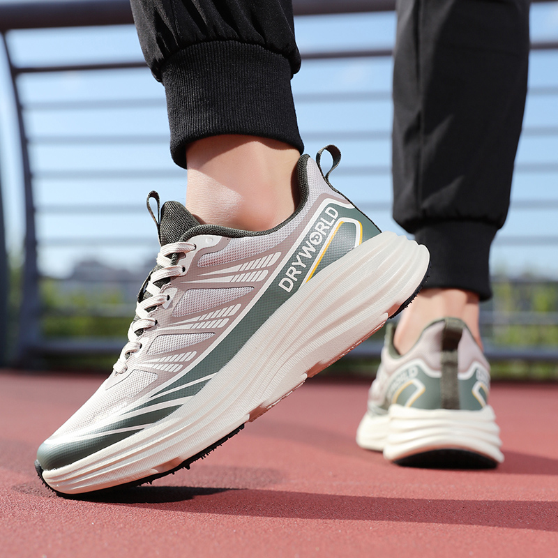 2025 Sports for men and women, new summer breathable casual net shoes, lightweight shock-absorbing running shoes