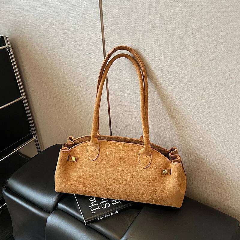 Korean Retro Matte Underarm Bag Women's 2025 Summer Niche Light Versatile Work Commuter Shoulder Handbag
