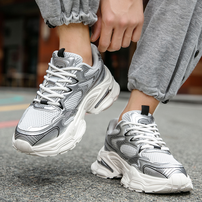 2025 New thick-soled dad for men women, light and comfortable fashion leisure shoes