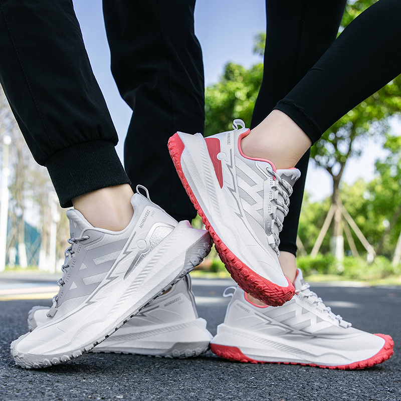 2025 New Mens Womens Running Mesh Breathable and Lightweight Sports Shoes for Couples with Shock Absorbing