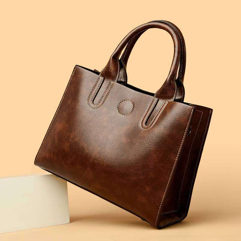 Female Trend Vintage Tote High Quality Leather Crossbody Shoulder Bag Women Brand Designer Large Capacity Handbag