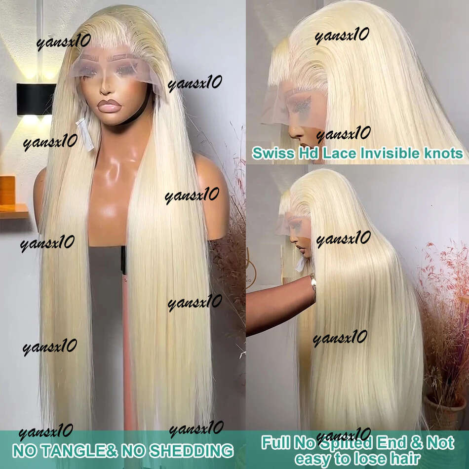 300% Brazilian 613 HD 30 40 Inches 13x6 Honey Blonde Straight Transparent Front Simulation Human Hair Wigs 13x4 Lace Frontal Wig