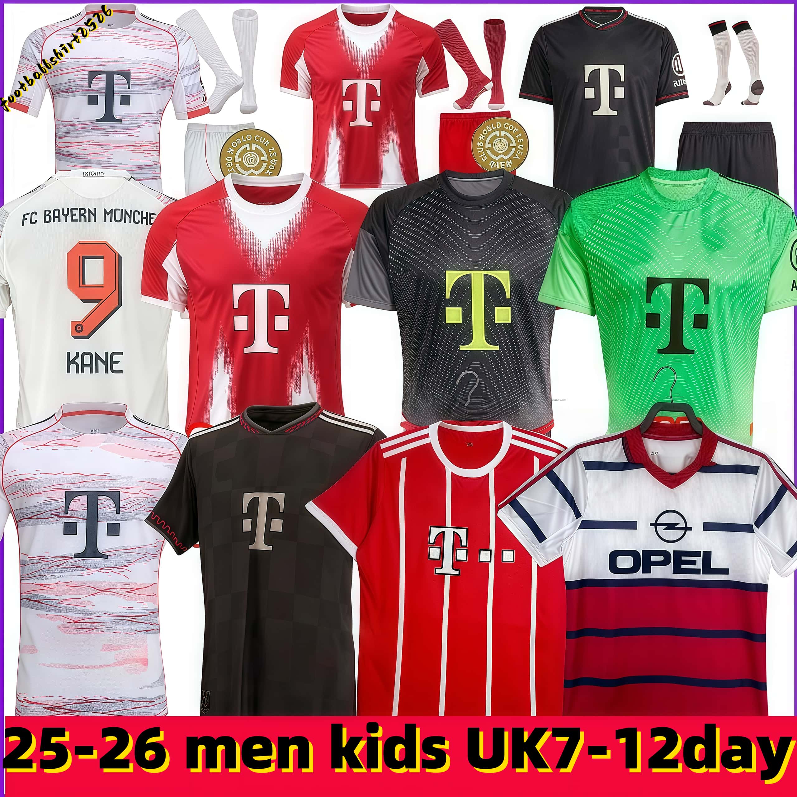 Bayern Munich25 26 Kane Luis Diaz 26 27 Bayern Soccer Jerseys OLISE 2026 Football Shirt Kingsley Coman Musiala Kimmich Kids kit Oktoberfest Trikot Munich Jersey