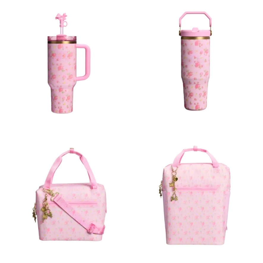 US Local Warehouse LoveShackFancy Lunch Bag Box All Day Julienne Mini Soft Cooler 10-Can Cooler Madeleine Backpack 20 Can 40oz Tumblers Water Bottle Cups Ibiza Sunset