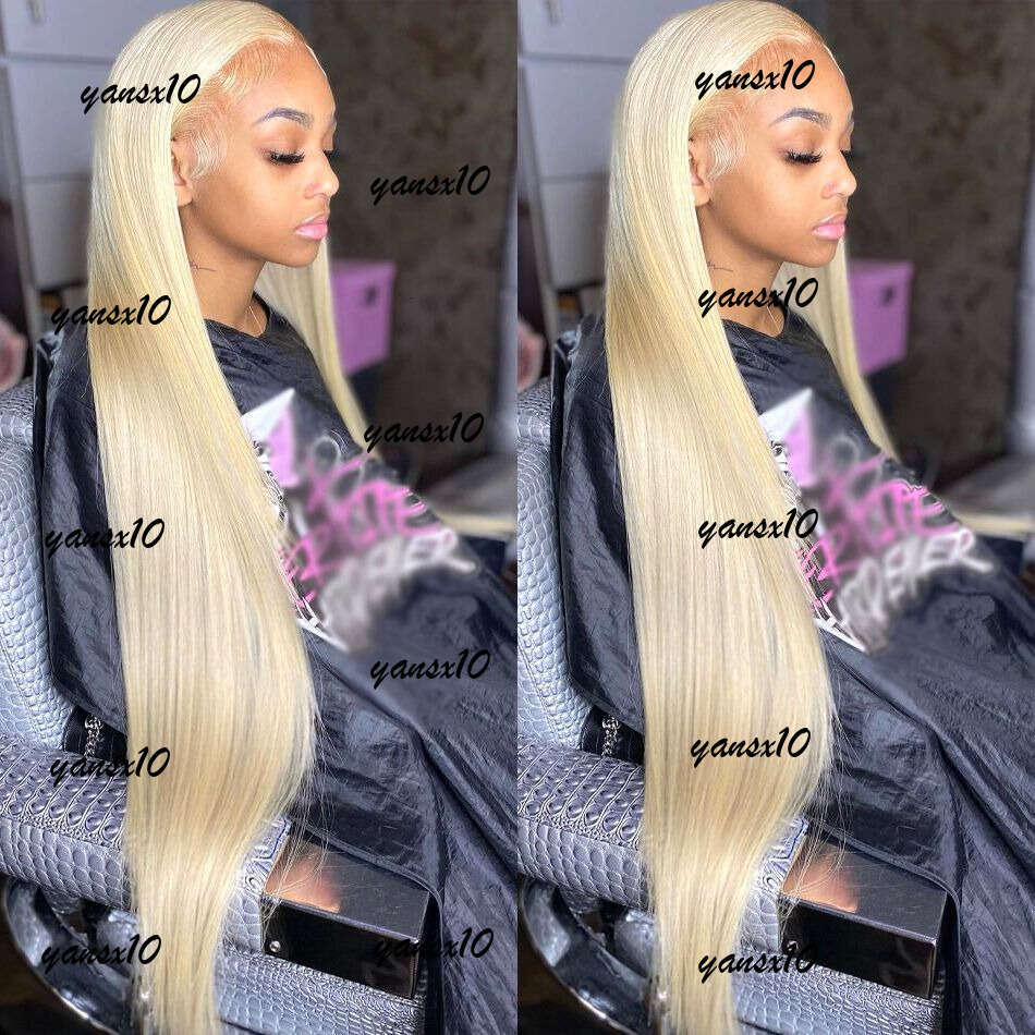 HD Transparent Honey Blonde Front 613 Lace Frontal Wig 13X6 13X4 Bone Straight Human Hair Wigs For Women