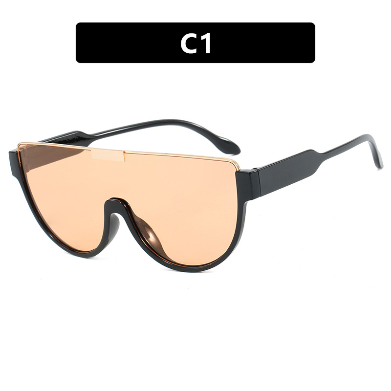 Over sized Shield Sunglasses for Women Fashionable Full Coverage Shades for Street Style