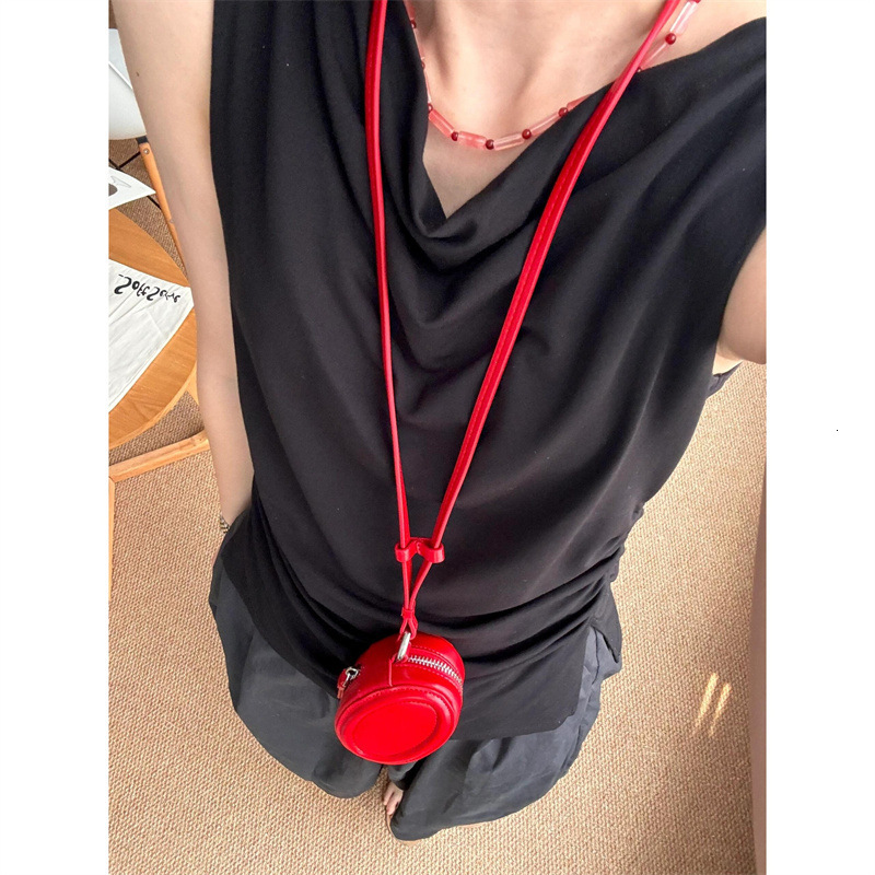 mini 2025 autumn new mini cute girl coin wallet simple, compact, exquisite, niche design crossbody bag Korean fashion lipstick key bag designer wallet