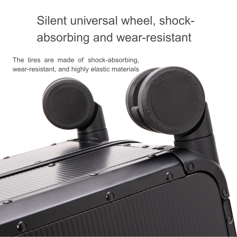 TSA Customs Lock Hard Shell Luggage with 360° Universal Wheels