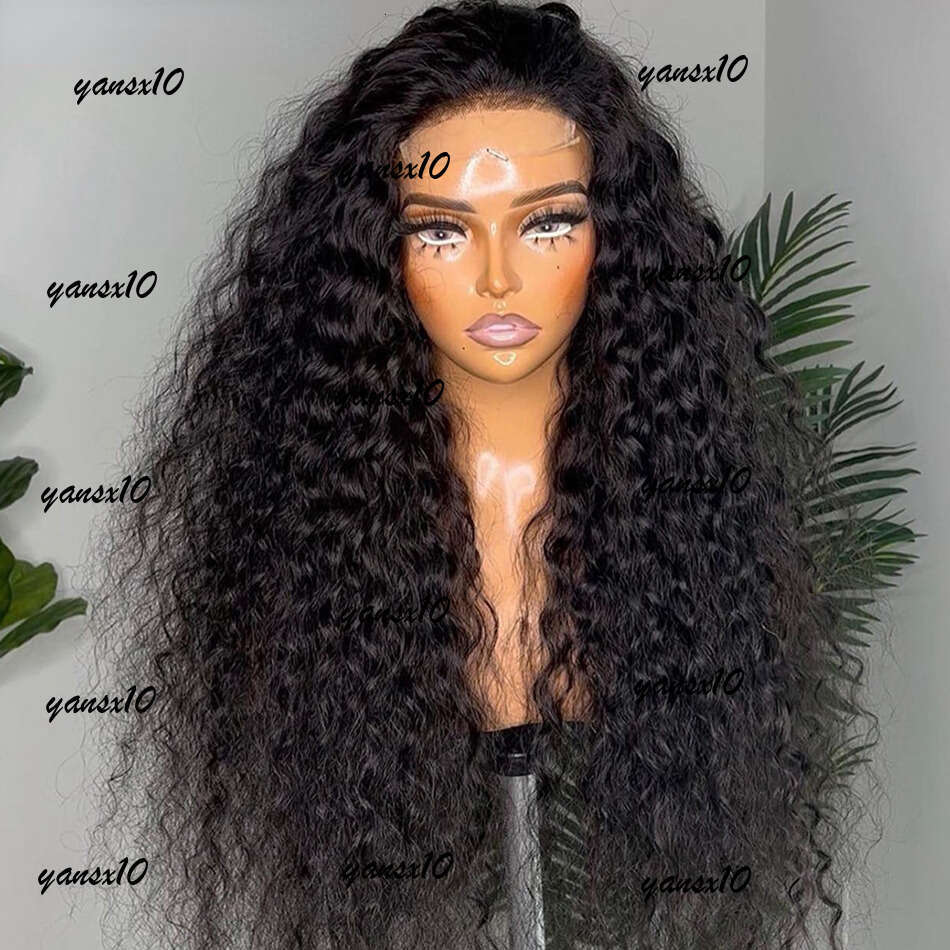 200% 30 32Inch Braziliian Wave HD Transparent 13x4 13x6 Lace Frontal Human Hair Wigs Deep Curly Front Wig for Women