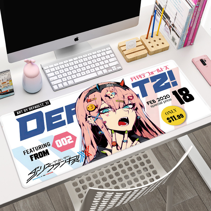 Sexy Girl Large RGB Mouse Pad Gaming Mousepad LED Mouse Mat Gamer Mousepads PC Desk Pads RGB Keyboard Mats XXL 35.4x15.7in