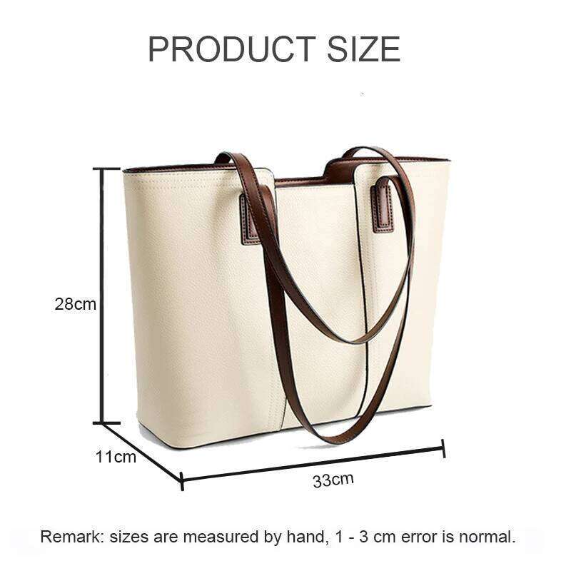 New Women Large Capacity Commuter Tote Lady First Layer Cowhide Armpit Bag Female Fashion Single Shoulder Laptop Handbag
