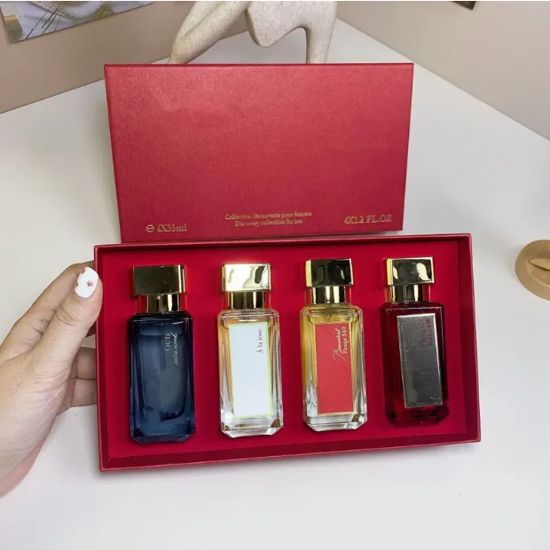 Perfume Set 35ml 540 Satin Mood Red BoxOud satin mood silk mood Natural Spary Collection decouverte pour femme Discorery collection for her