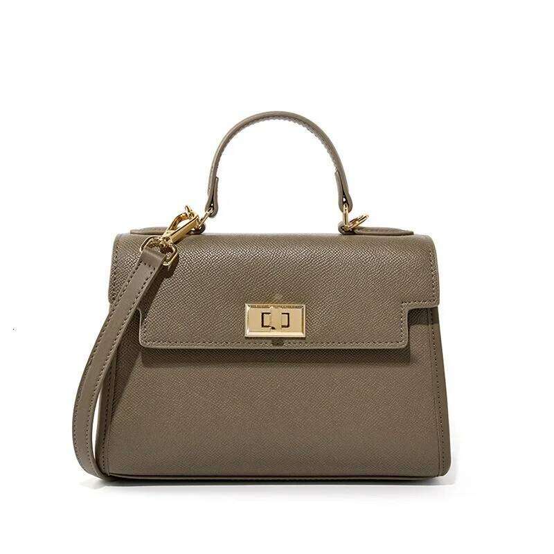 2024 Women Genuine Leather Top Handle Bags Fashion Shoulder Bag