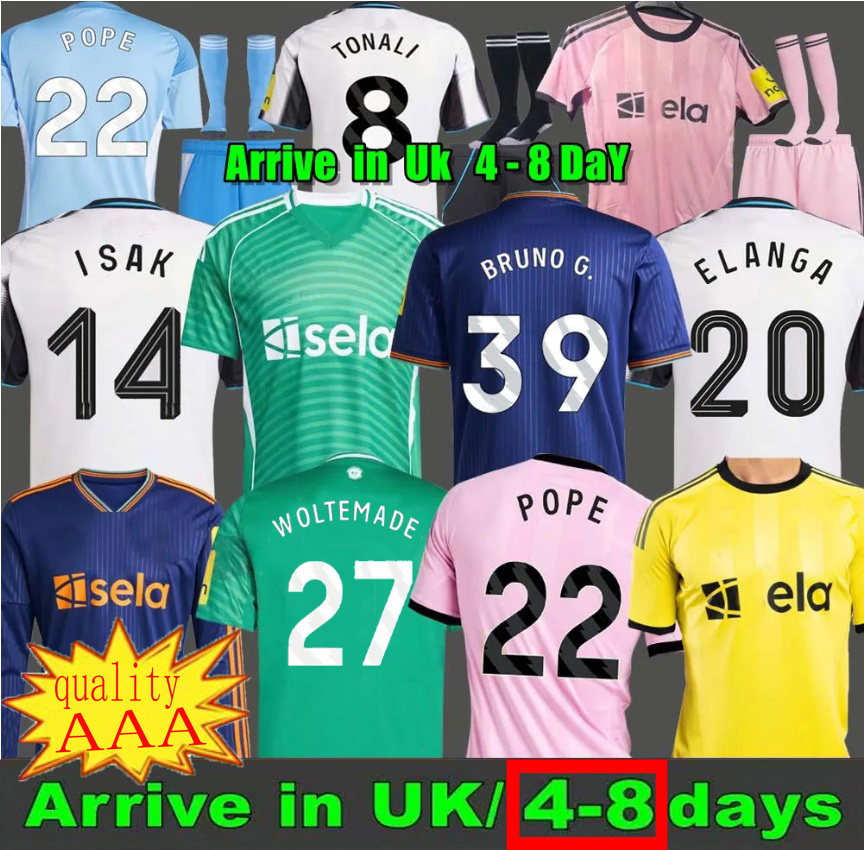 25 26 ISAK 14 newcastl e soccer jerseys CARABAO CUP FINAL Special Edition burn 2025 2026 BARNES BRUNO G. Gordon MURPHY TONALI Football Shirt Home fans Player PRE MATCH