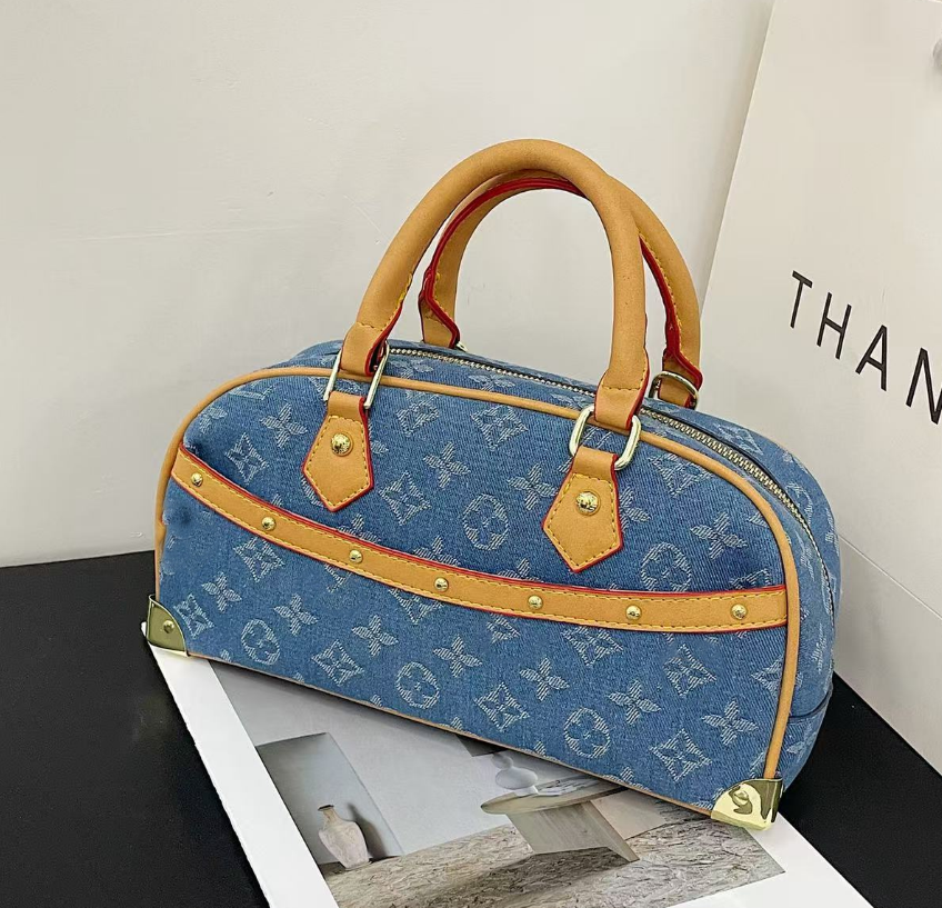 12A Designer bag handbag high quality Denim Shoulder Bags Classic Jean Shopping Totes Bag With Purses Inside Chain Hardware New Casual Handbags woman designer bag