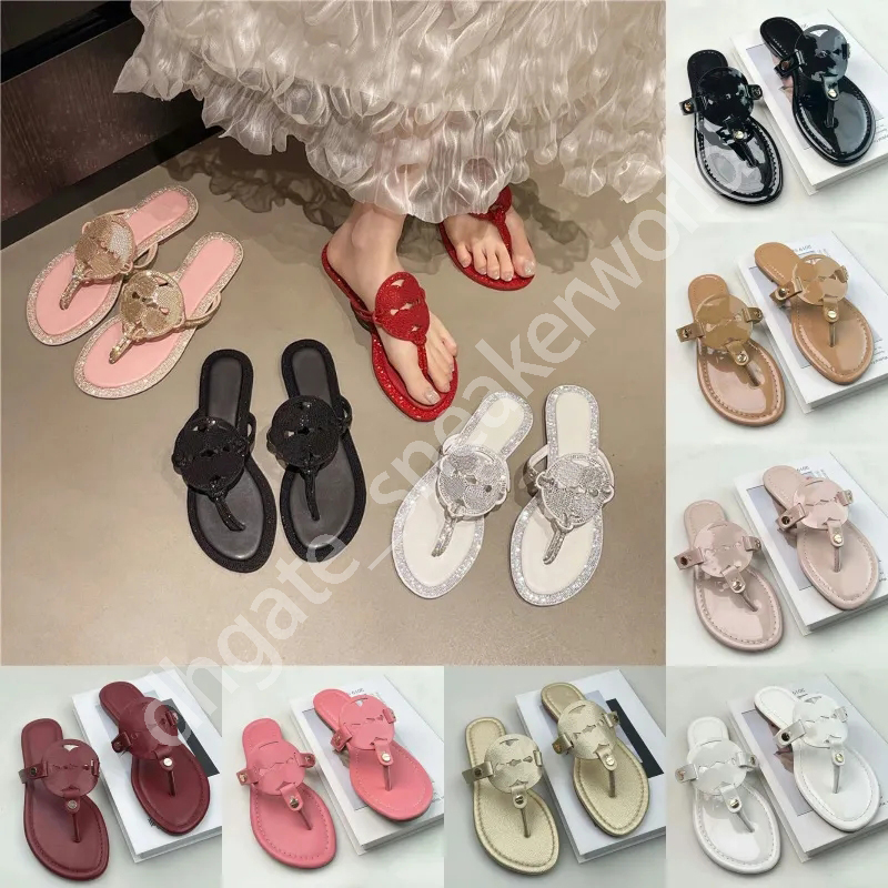 Designer Shoes Womens Slippers and Sandals Fashionable Summer Slippers Herringbone Slippers Flat Bottom Beach Shoes Toe Slippers Designer Sandals Sizes 35-43